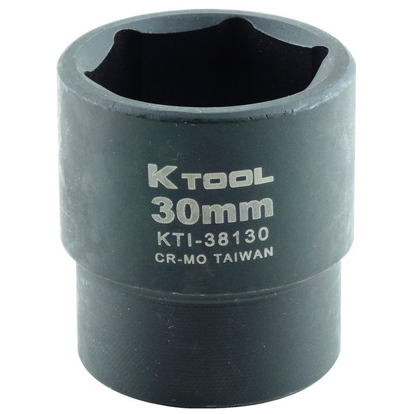 K-Tool International 1/2" Drive Impact Socket black oxide KTI-38130